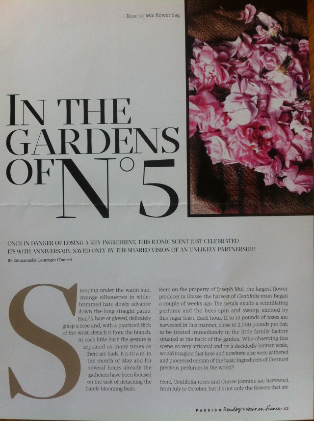 Chanel retelling it's story of vertical integration in 2013.