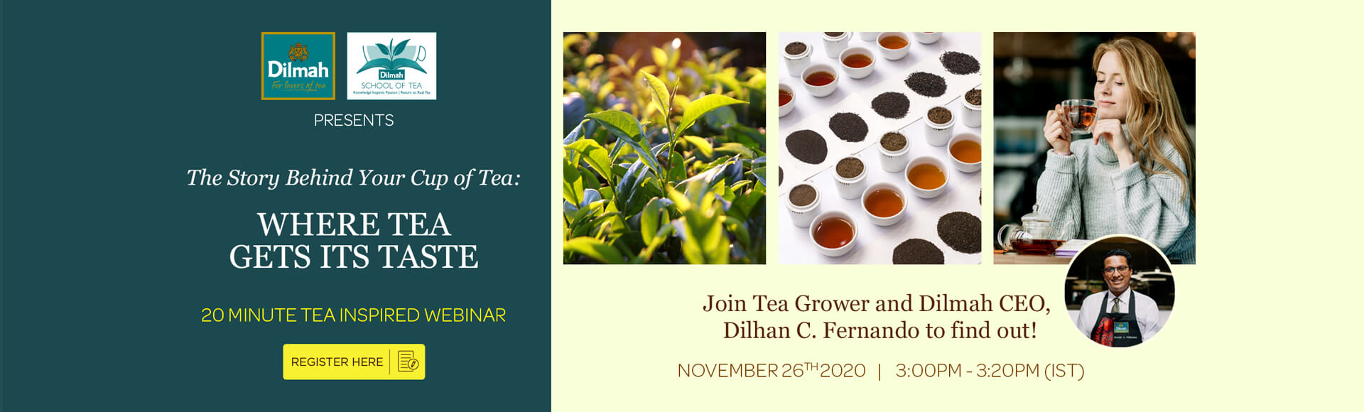 Dimah Tea education poster